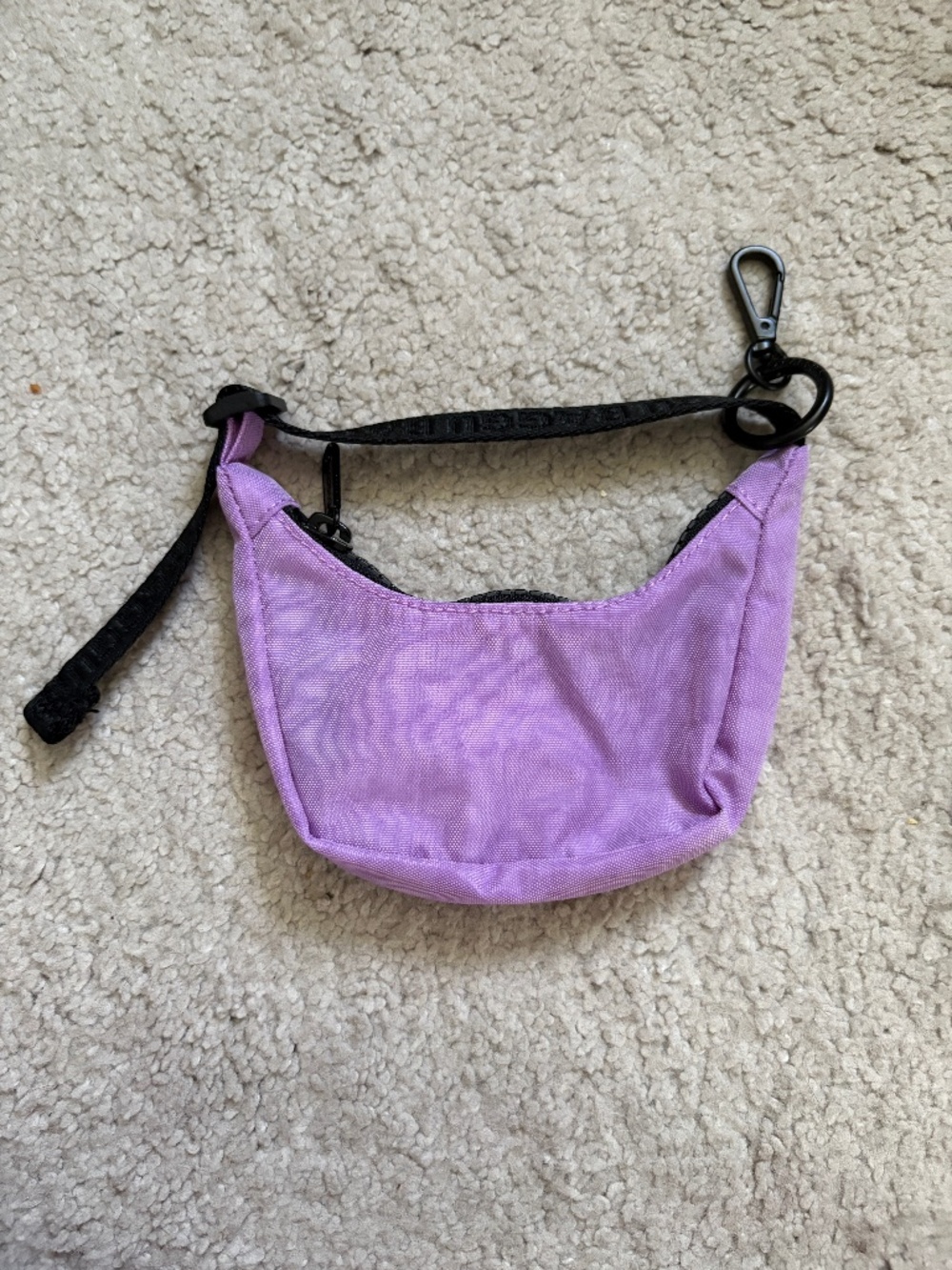 Rose Baggu Crescent Bag Charm nwot